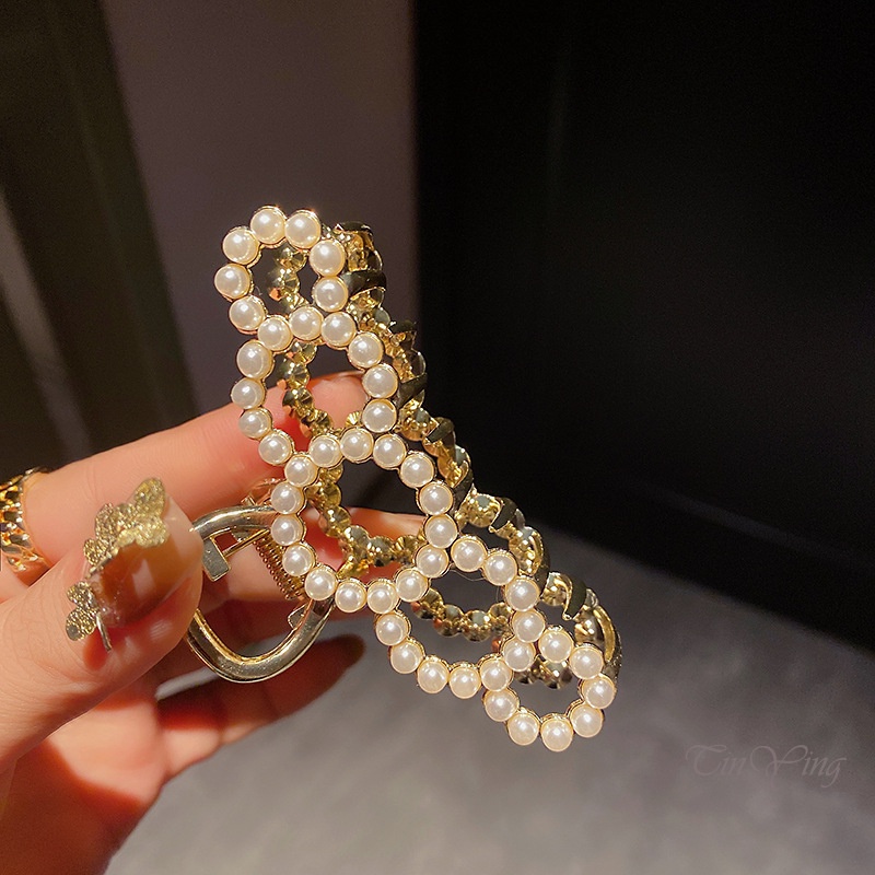 GETNOIVAS Kẹp tóc càng cua thiết kế đơn giản dễ thương cho nữ