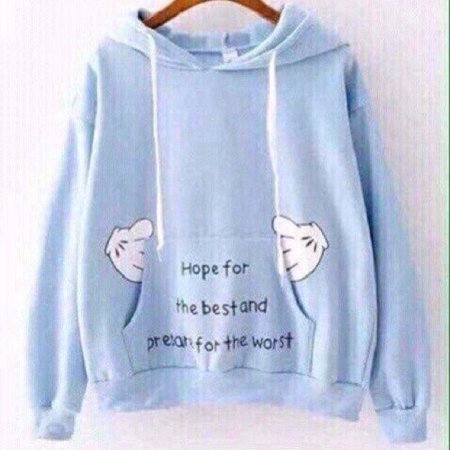 Áo khoác nỉ hoodie bàn tay