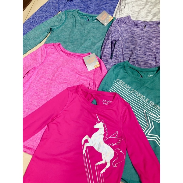 Áo bé gái tay dài Jumping Bean & Chamspionn size 4-16t.Thanh lý lô rẻ