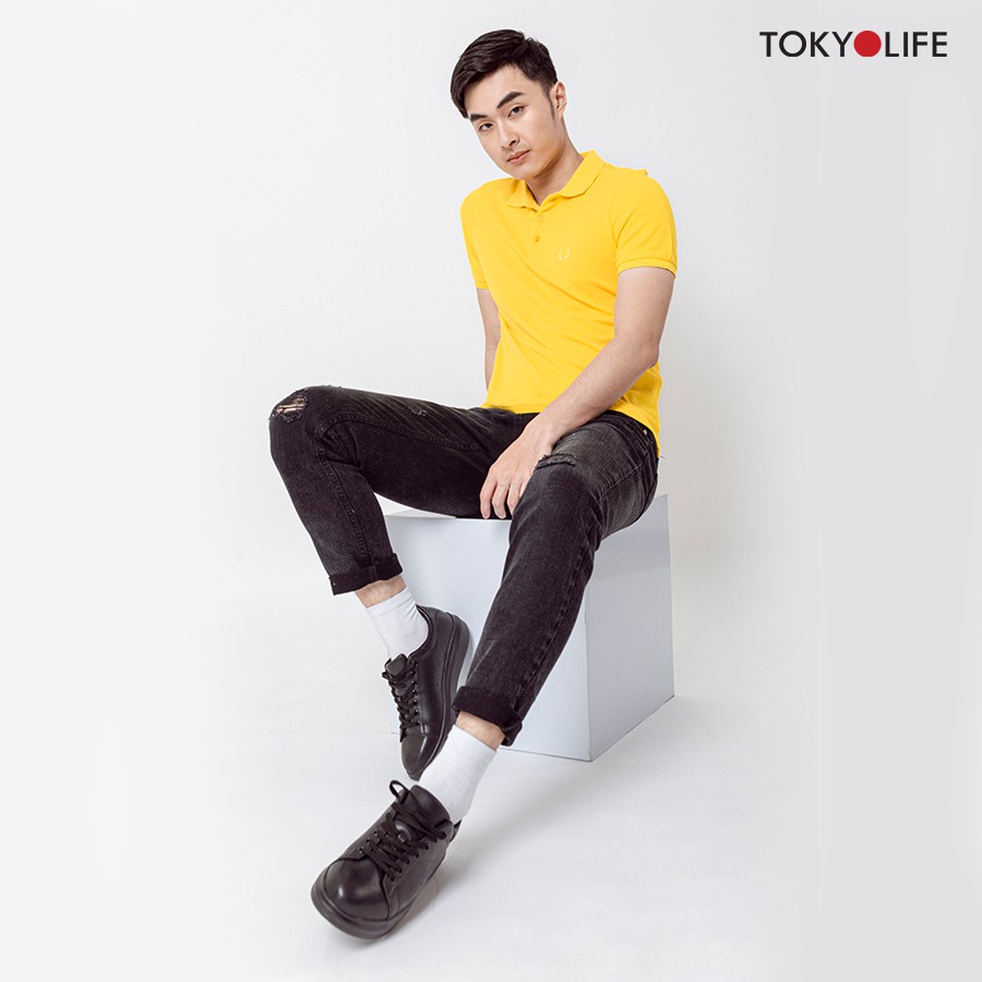 [Mã WABRTKL12 giảm 10% đơn 250K] Áo Polo Nam TOKYOLIFE cổ Đức có chân I7POL501G