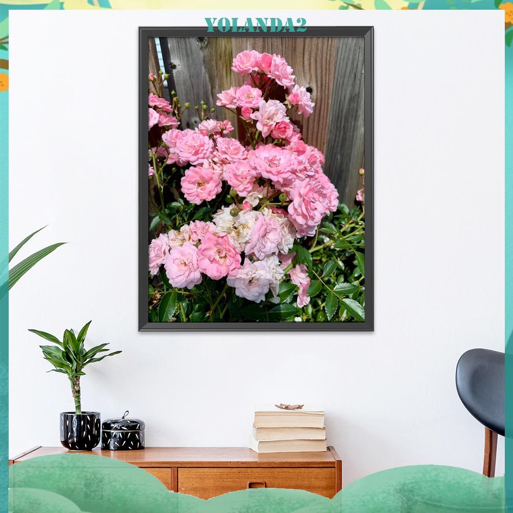 Tranh Thêu Chữ Thập Họa Tiết Hoa 11CT 40x50cm