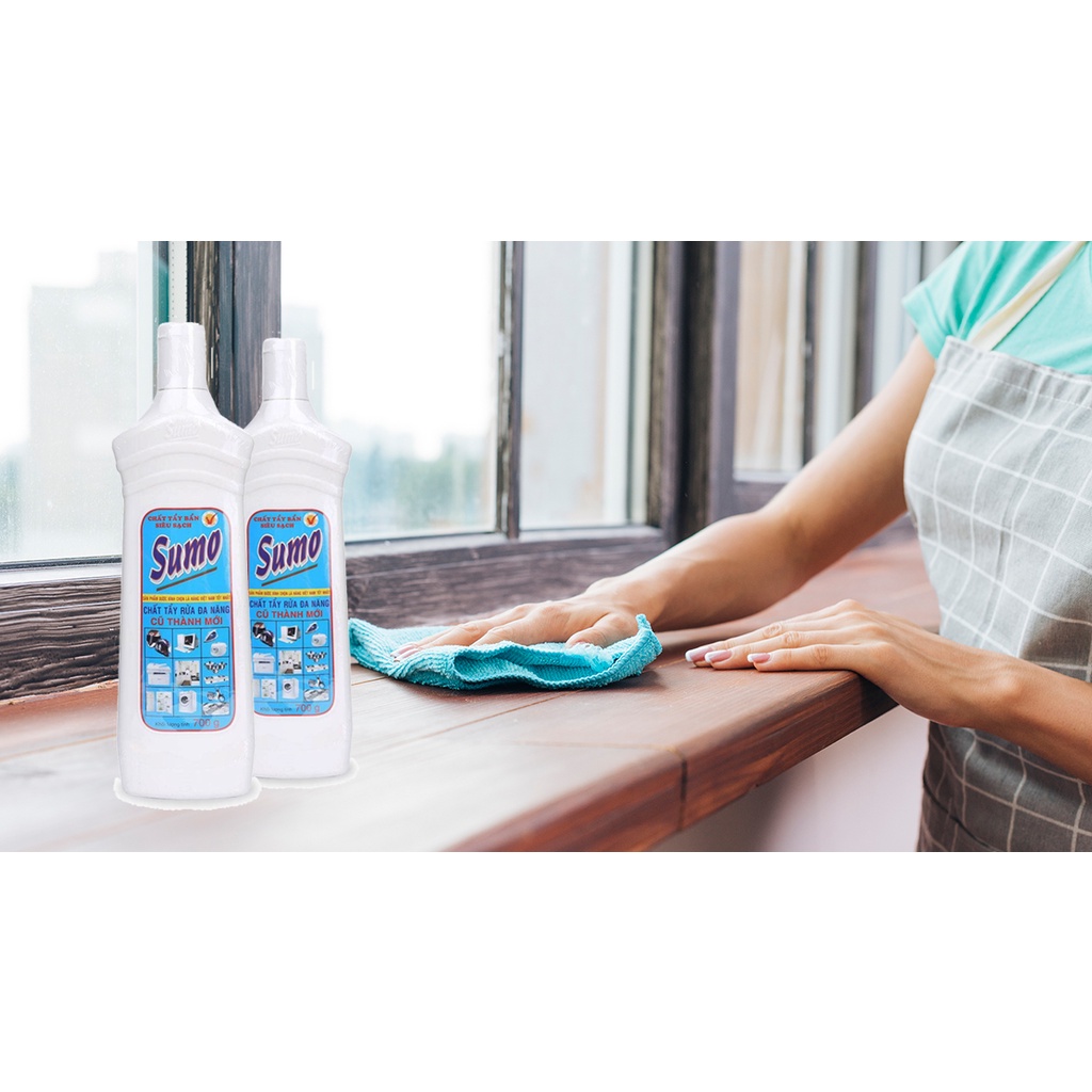 Dung dịch nước tẩy rửa đa năng Sumo 700g biến cũ thành mới