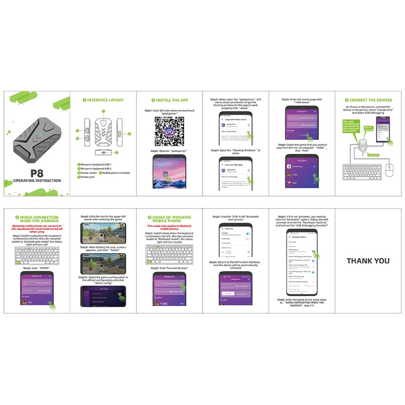 Bộ Chuyển Đổi Chuột Và Bàn Phím Kết Nối Bluetooth Cho Máy Tính 5 0