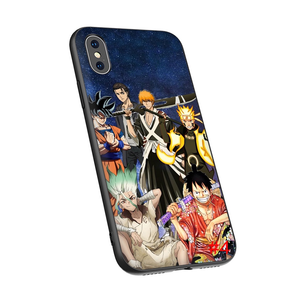 Ốp điện thoại mềm mã LN33 in hình Dr.STONE thích hợp cho iphone 5 5S 6 6S 7 8 Plus X XS Max XR SE 2016 2020