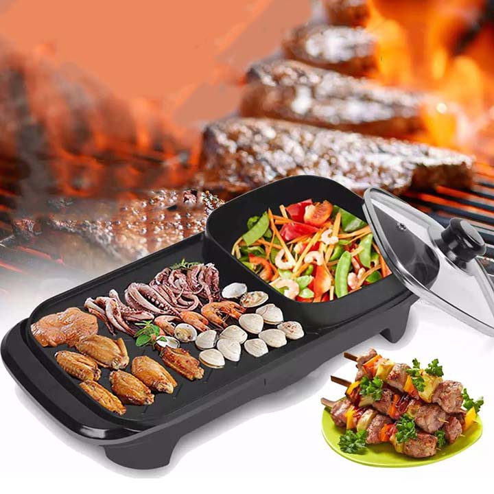 Bếp Điện, Nồi Lẩu Nướng BBQ Đa Năng Chính Hãng