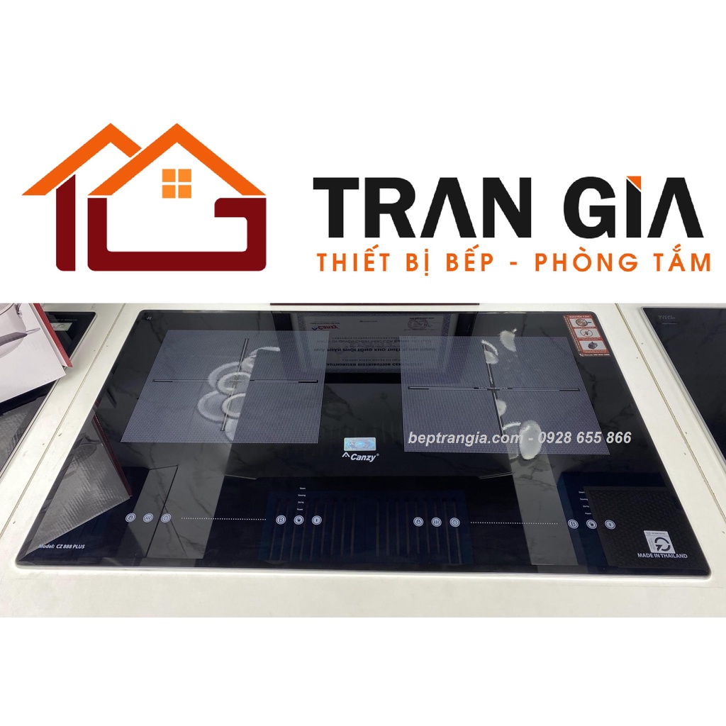 Bếp Từ Đôi Canzy CZ 888 Plus Bếp điện từ Inverter Canzy 888plus mới nhất  Nhập Khẩu Thái Lan