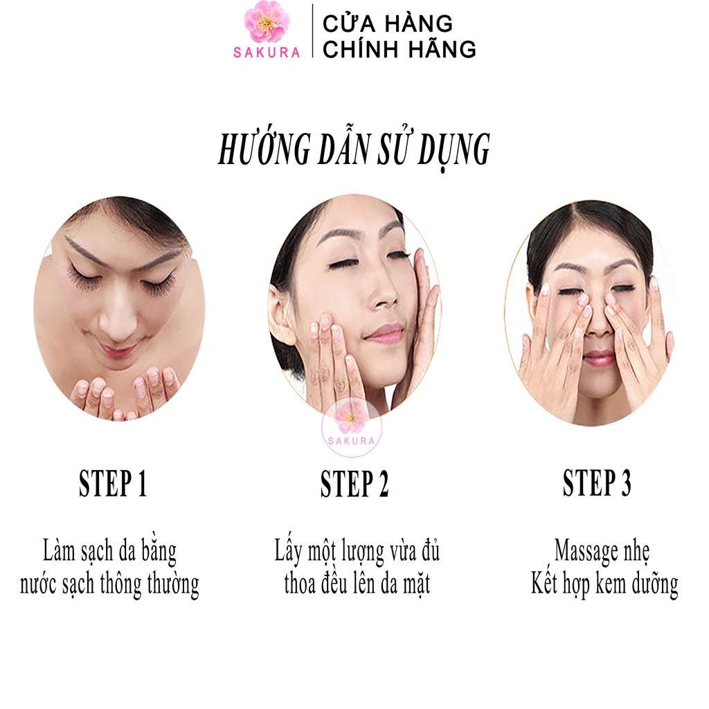 Tinh chất trà xanh ROREC Serum trắng da dưỡng ẩm ngăn ngừa mụn nội chống lão hoá địa trung SAKURA 15ml