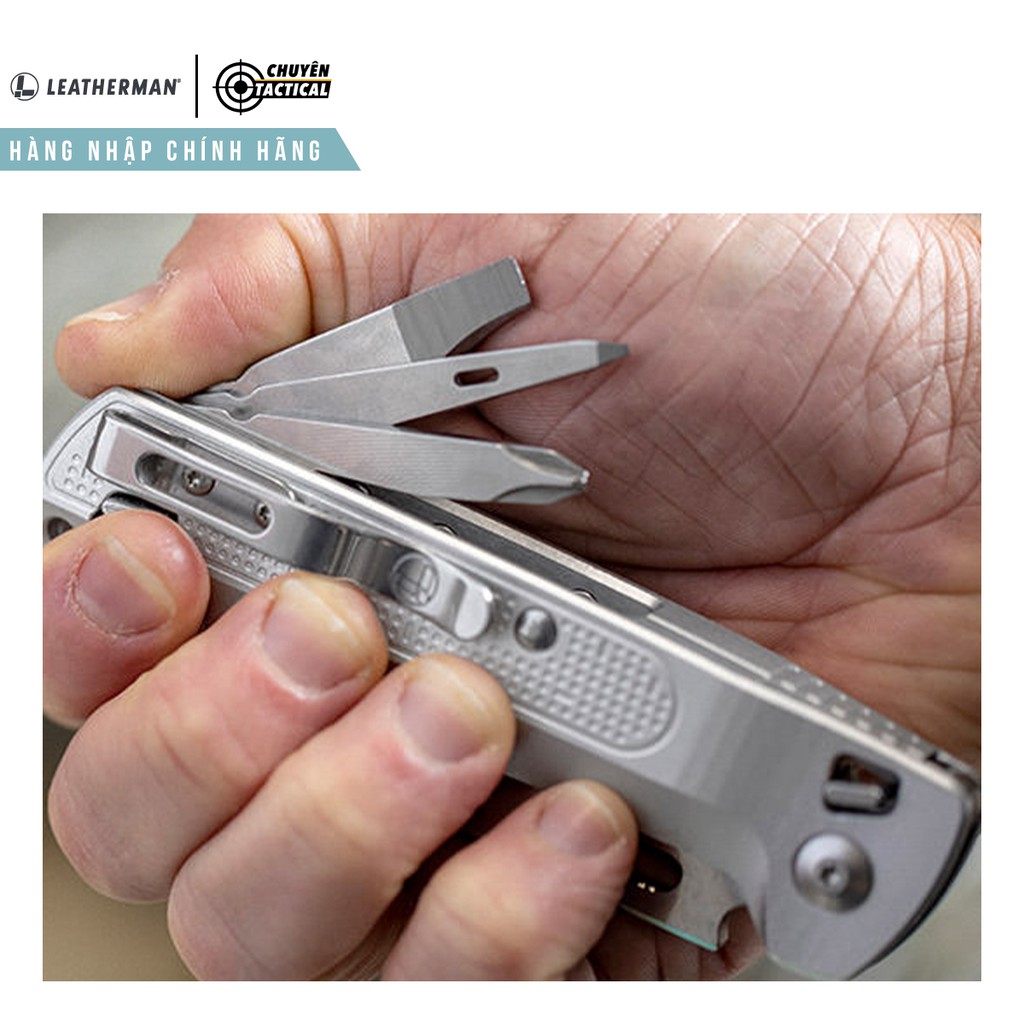 Dụng cụ đa năng Leatherman Free K2X Silver - Phân phối chính hãng - Bảo hành 25 năm