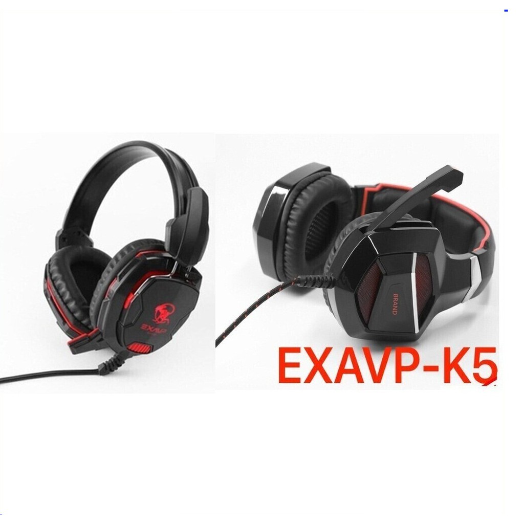 Tai nghe chụp tai EXAVP Cao Cấp K5 - Công nghệ tái tạo âm thanh tự nhiên / Headphone Gaming