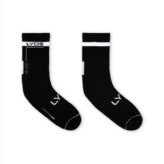 Vớ LYOS Socks Đen/Trắng