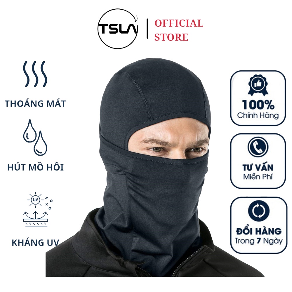 Mũ trùm đầu thể thao TSLA dành cho anh em đi phượt chống nóng lạnh, chống tia UV tuyệt đối