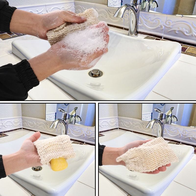 TÚI SỢI ĐAY tạo bọt xà bông sợi tự nhiên, TẨY DA CHẾT HIỆU QUẢ