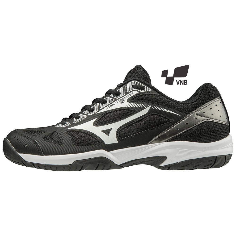 Giày cầu lông Mizuno Cyclone Speed 2 - Đen trắng