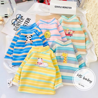 Áo giữ nhiệt cổ 3 phân nỉ lông cao cấp siêu ấm siêu đẹp cho bé (Hàng y ảnh) - A SHOP 01