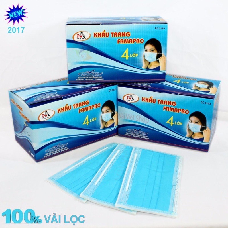 Set 10 Khẩu Trang Y Tế 4 Lớp ( Loại Tốt )