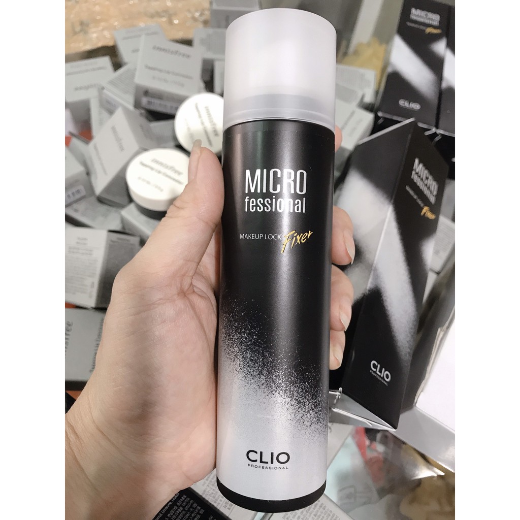 Xịt khoáng CLIO Micro Fessional Makeup Lock Fixer | BigBuy360 - bigbuy360.vn