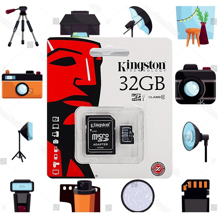 Thẻ nhớ Kingston 32GB Chính hãng – Bảo hành 5 năm – Kingston MicroSD Class10 – Kèm Adapter