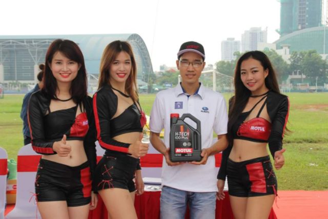 Nhớt tổng hợp 100% xe tay ga 800ml Motul Scooter Power LE 5W40 0,8Lít (Fully Synthetic Oil Motor Bike toàn phần)