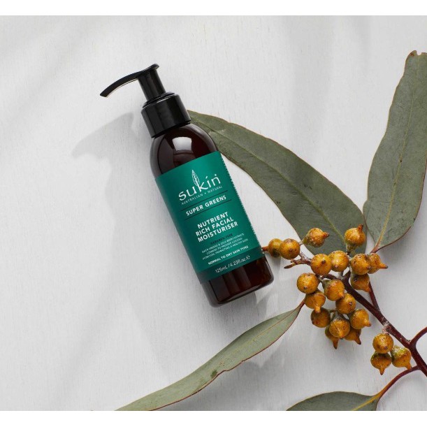 Sukin Kem Dưỡng Ẩm Super Greens Nutrient Rich Facial Moisturiser 125ml