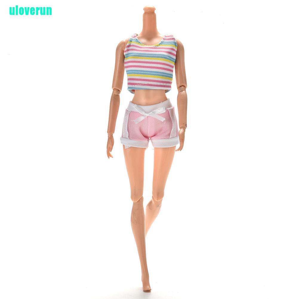 1 Bộ Đồ Thể Thao Thời Trang Cho Búp Bê Barbie