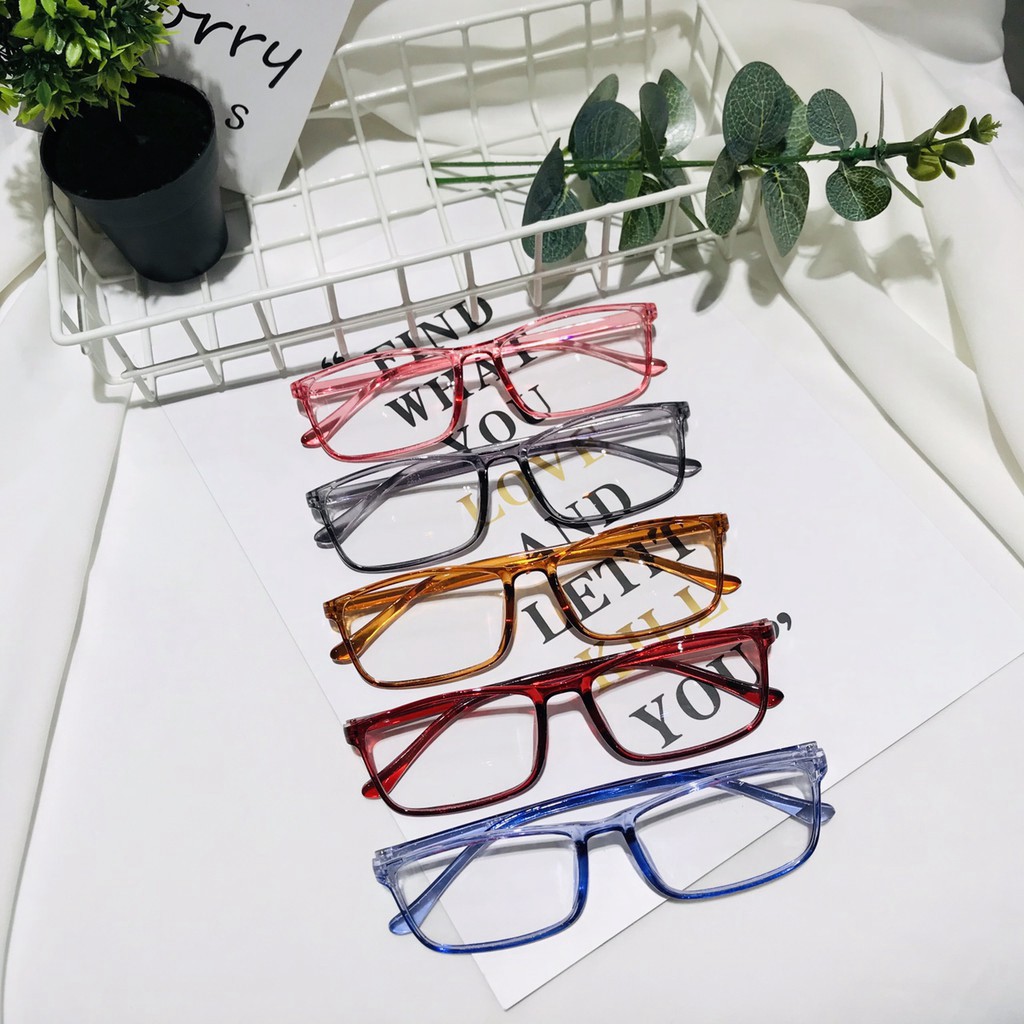 [HÀNG HOT] Mắt kính giả cận gọng dẻo Hàn Quốc 💖 kính mát nam nữ cao cấp hot trend AH154 | BigBuy360 - bigbuy360.vn