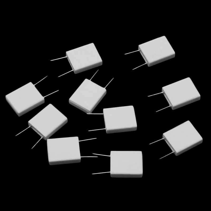 10 Điện Trở Xi Măng Không Cảm Ứng 0.33R 5 Cho Điện Trở BPR 0.33R 0.33Ohm