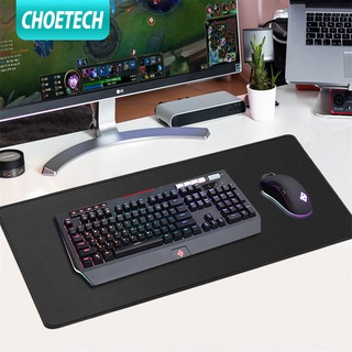CHOETECH Long Gaming Mouse Pad Colorful Lockedge Mouse Keyboard Mat Table Mat For PC Laptop O thumbnail