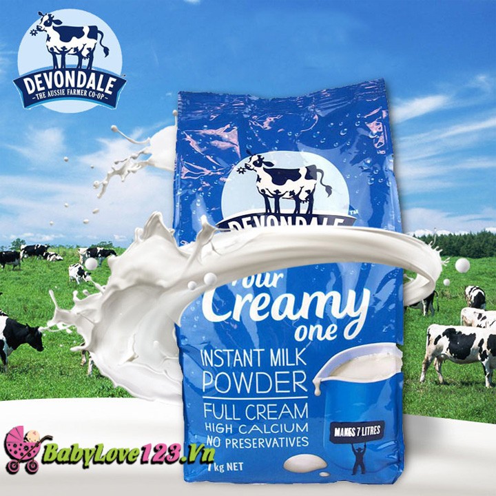 SỮA DEVONDALE 1KG XANH DƯƠNG DATE 11/2022