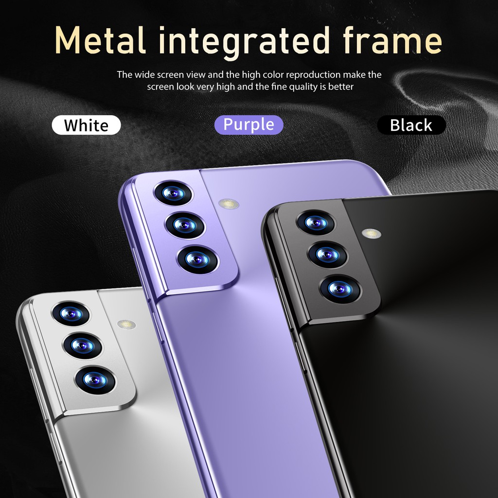 Điện thoại thông minh Android hoàn toàn mới S21 PRO 8+256GB wifi 5G ĐTDĐ Hai SIM cuộc gọi video Điện thoại cod