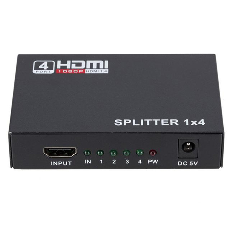 Bộ Chia 4 Cổng Hdmi 1x4 Full Hd Hdmi V1.4 3d 1080p 1 In 4 | BigBuy360 - bigbuy360.vn