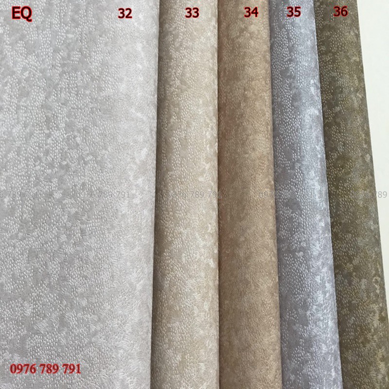 Giấy Dán Tường Đức Cao Cấp Trơn Sần 3D Cho Phòng Khách, Phòng Ngủ, Lụa Không Keo, Khổ 10m x 53cm , Nhiều Màu Lựa Chọn