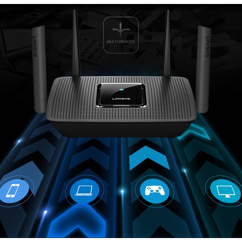 Bộ phát wifi gaming router Mesh Linksys Mr8300 tri-band ac2200mb hàng US mới đẹp. | BigBuy360 - bigbuy360.vn
