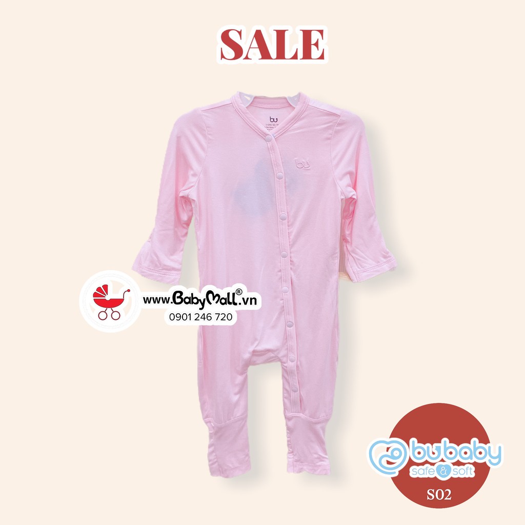 S02 Bodysuit cho bé kèm bao tay chân Bu baby TRƯNG BÀY KHÔNG HỘP