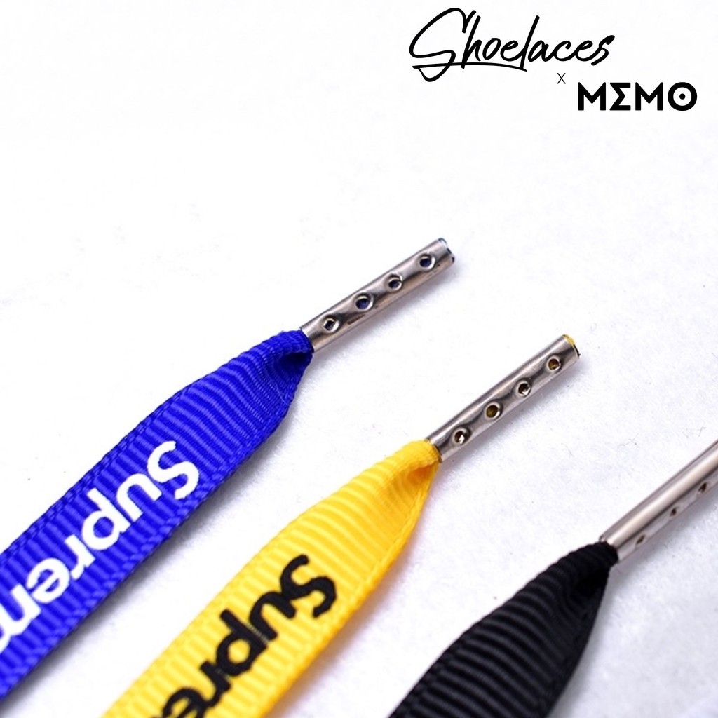 Dây Giày Custom Supreme - Shoelaces x Memo