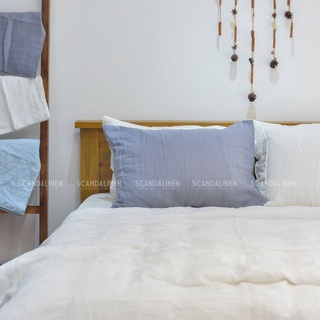 Vỏ gối Linen Pháp nhuộm miếng