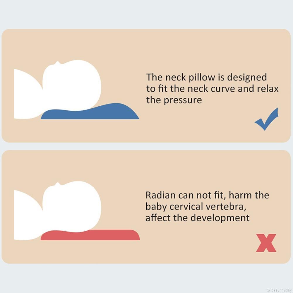 Gối ngủ cotton 3D mềm mại chống bẹp đầu kiểu dáng dễ thương cho bé