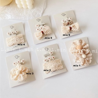 Set kẹp tóc xinh xắn