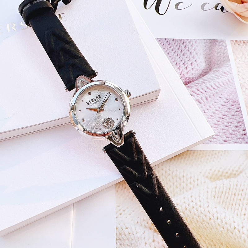 Đồng hồ nữ Versus dây da, mặt 30mm
