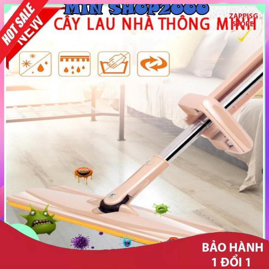 Sale Cây lau nhà thông minh tự vắt,Chổi lau nhà tự vắt Spin Mop  - Bảo hành 1 đổi 1