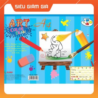 Vở vẽ Klong A4 - 24 tờ; MS 702N - sỉ ib