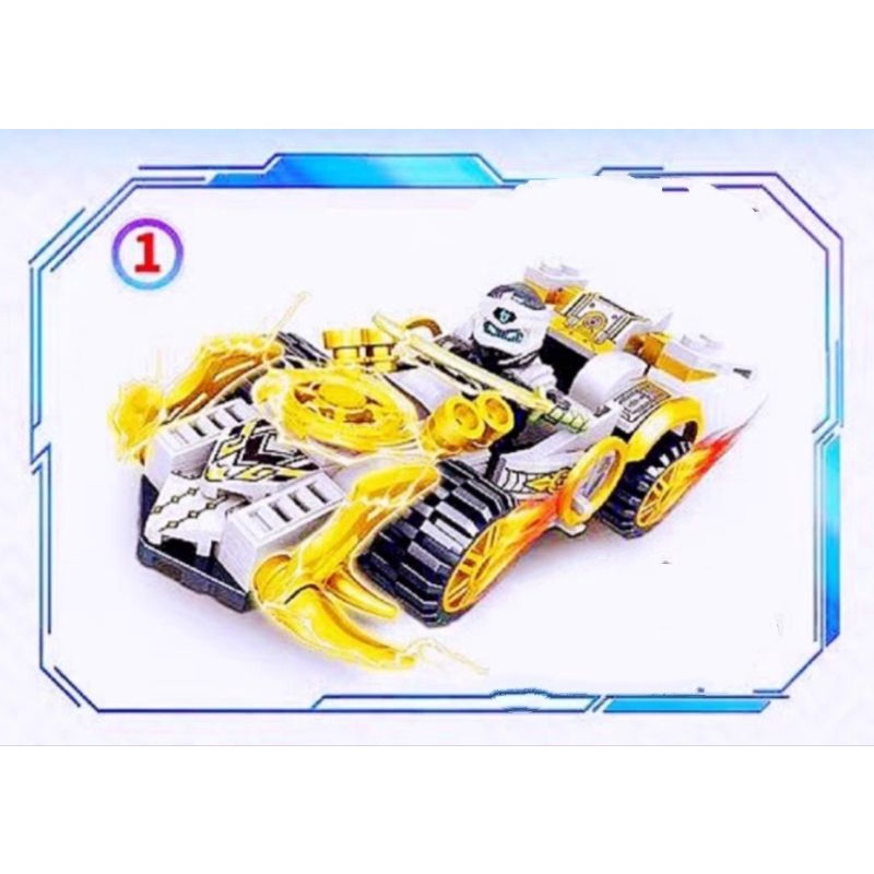 Xếp hình thông minh nonlego ninja đua xe mã 99005