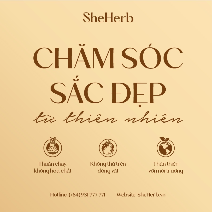 Combo Bộ 2 Sản Phẩm Tinh Dầu Dưỡng Tóc Và Dầu Gội Thảo Mộc Thuần Chay She Herb