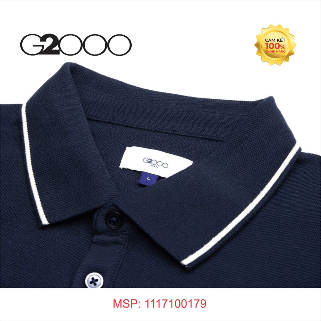 Áo Polo Nam Smart Fit G2000 (1117100179) Tay Ngắn Màu Xanh Đen