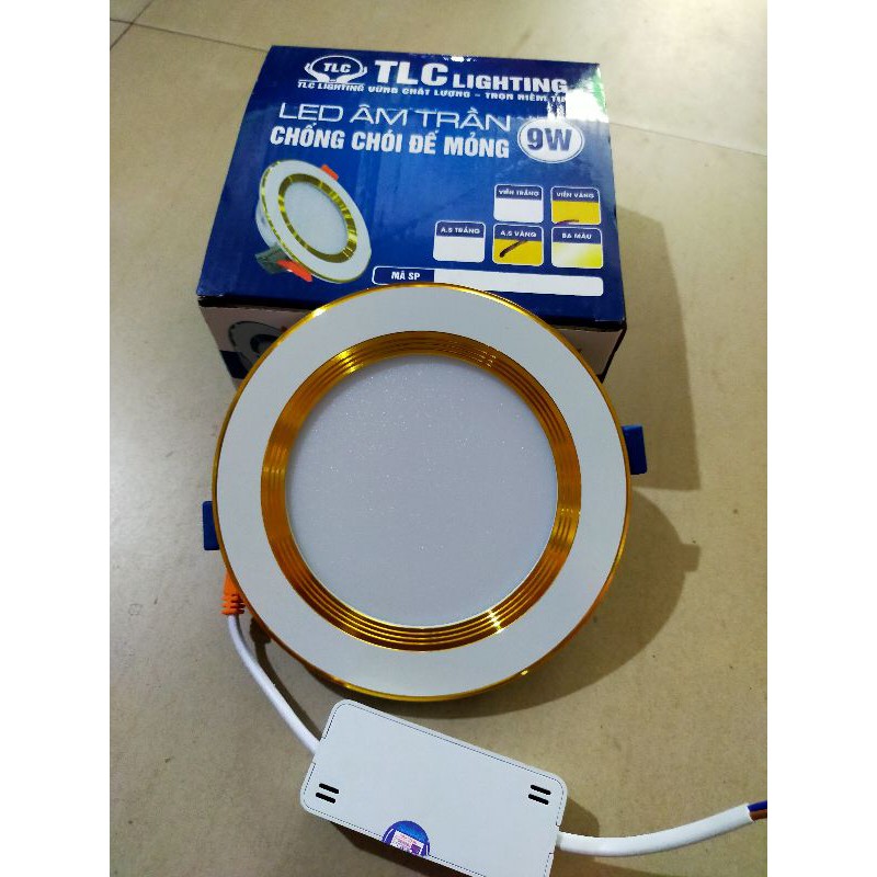 Bóng led âm trần 9W/135 TLC ánh sáng vàng