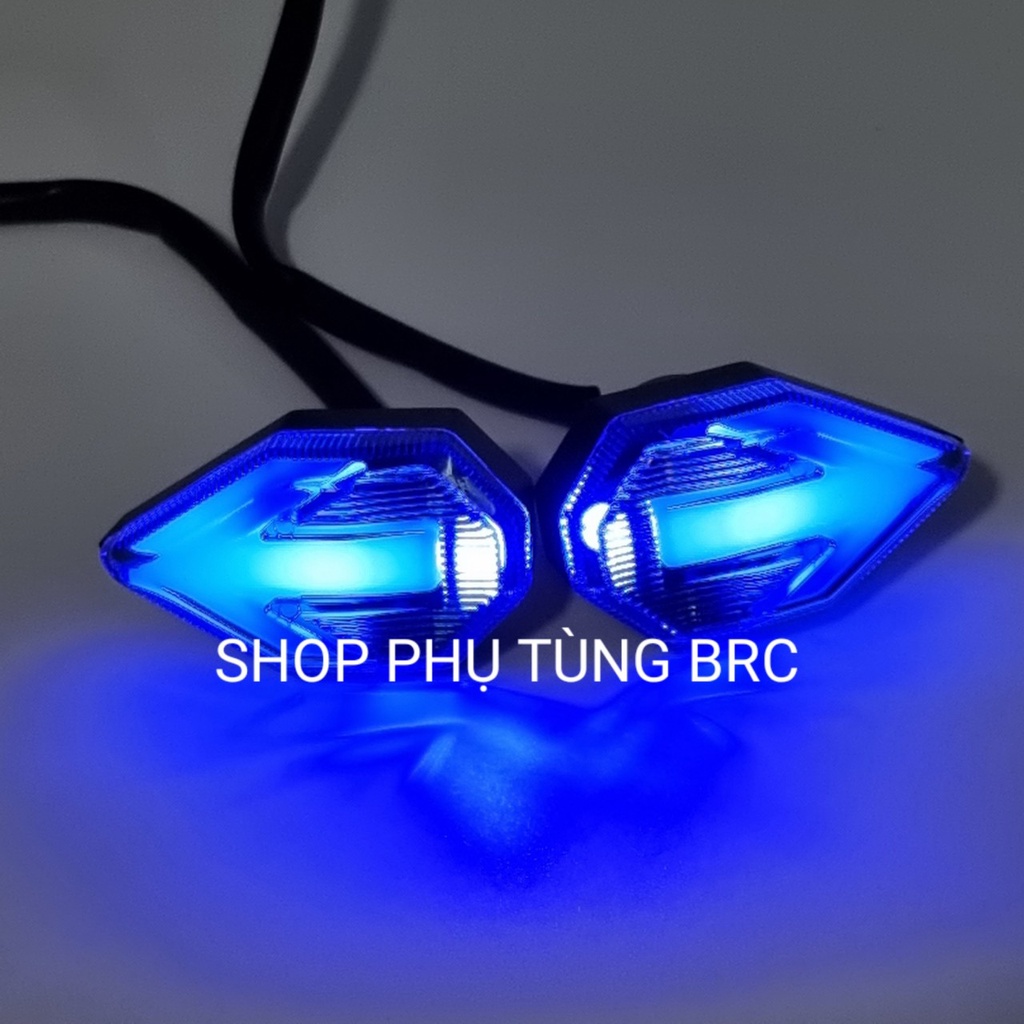 Đèn led xi nhan mủi tên loại nhỏ phù hợp với nhiều loại xe máy như WINNER X, EXCITER,VARIO..