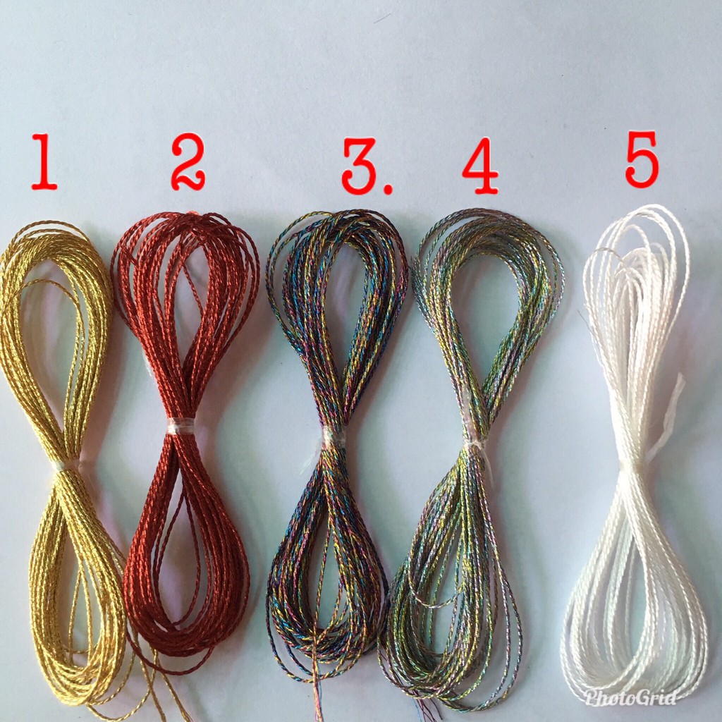 ✨1 đoạn 4m dây nhũ 0.6mm