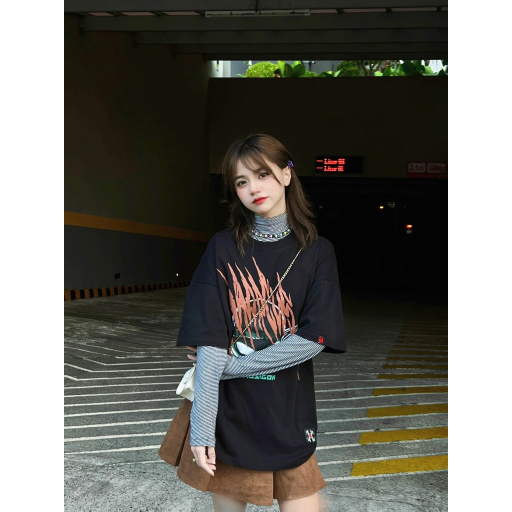 Áo thun NEEDS OF WISDOM Angry Marcus Tee - Black - Local Brand Chính Hãng