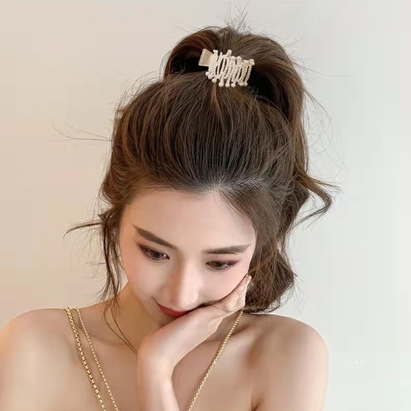 Kẹp Tóc Đuôi Ngựa Cao Cấp 2022 Cỡ Nhỏ Phong Cách Thời Trang Mùa Hè Mới