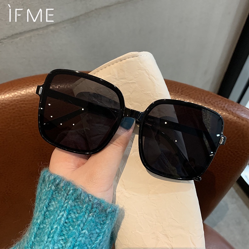 IF ME Kính Mát Gọng Nhiều Màu Chống Gió Chống Bức Xạ Thời Trang Cho Nữ