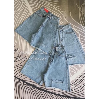 👻Quần Jeans Ngố Rách 1 Line